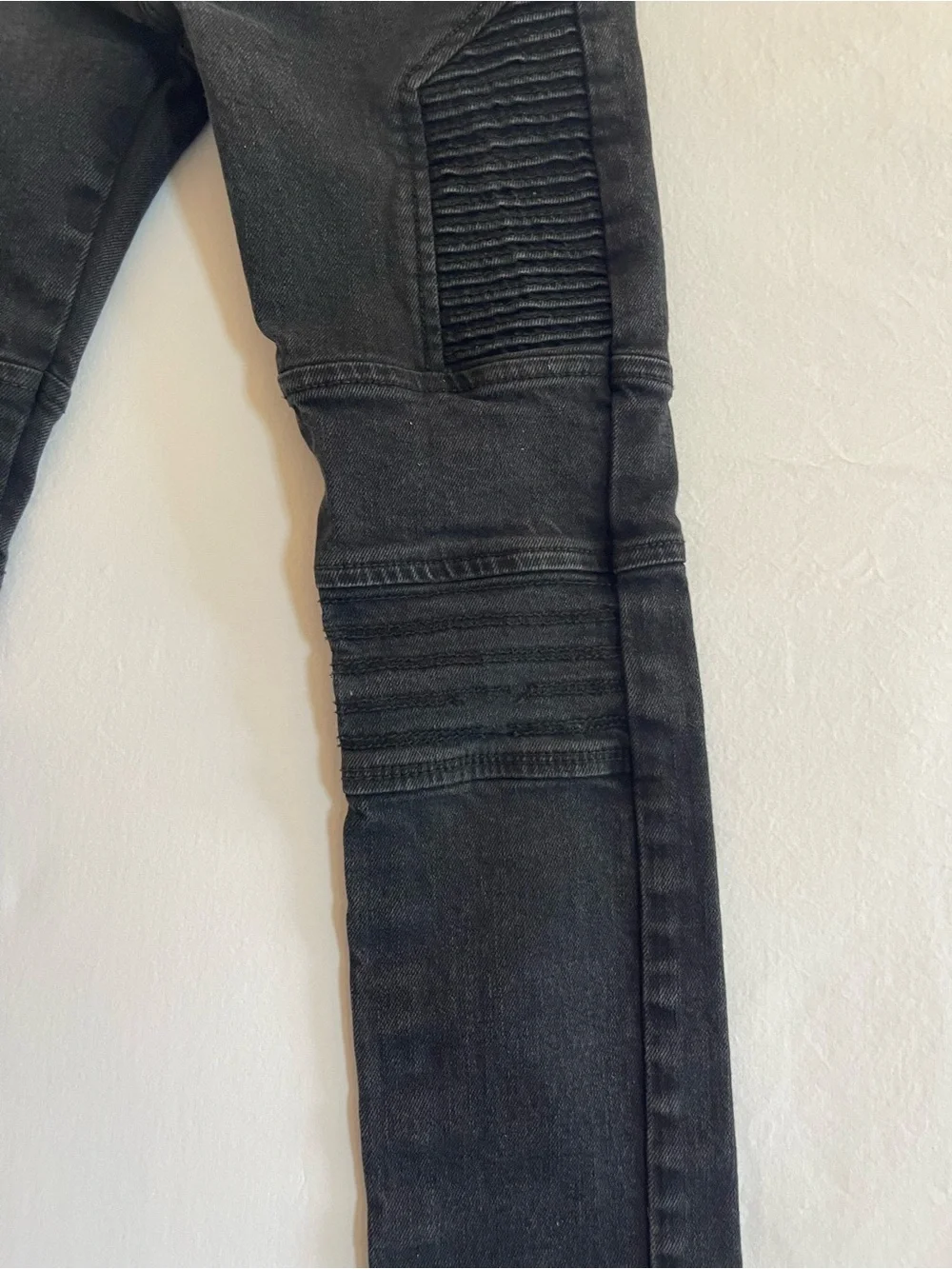 RSQ Kids Black Biker-Style Jeans